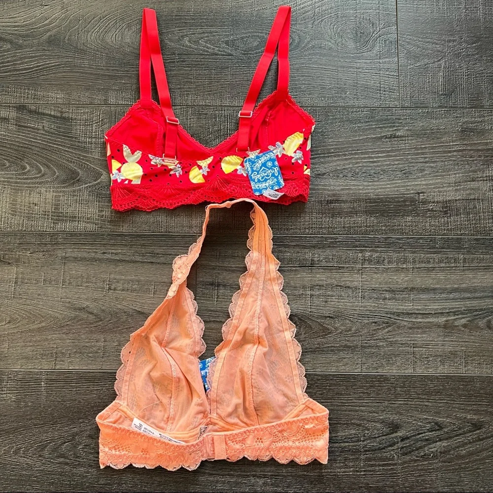 Free People Intimately Bralettes‎ (Lot of 2)